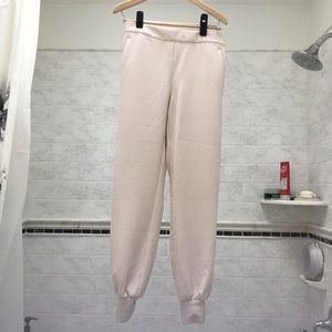 Express Eggshell White Joggers